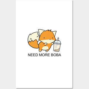 Little Fox Needs More Boba! Posters and Art